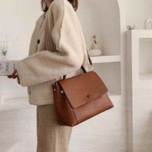 New Satchel Bag Brown 244